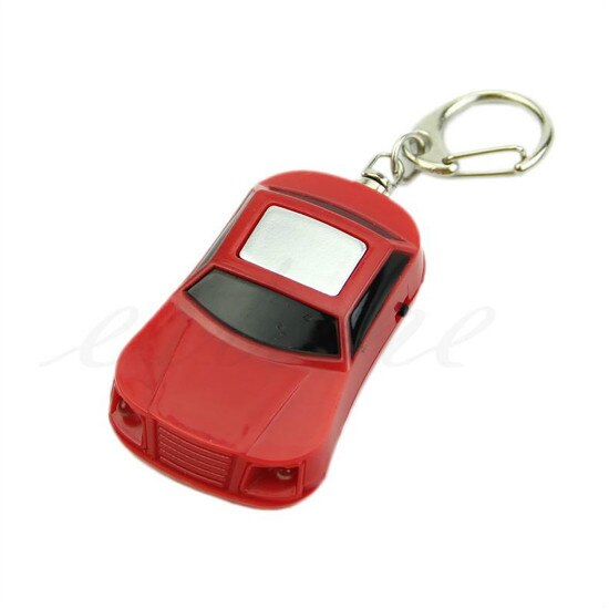 Détecteur de clé sifflet Anti-perte | , Anti-perte, bip clignotant, sac de clé pour enfant, localisateur de portefeuille, notification d'alarme pour animal de compagnie, directe: Car Red