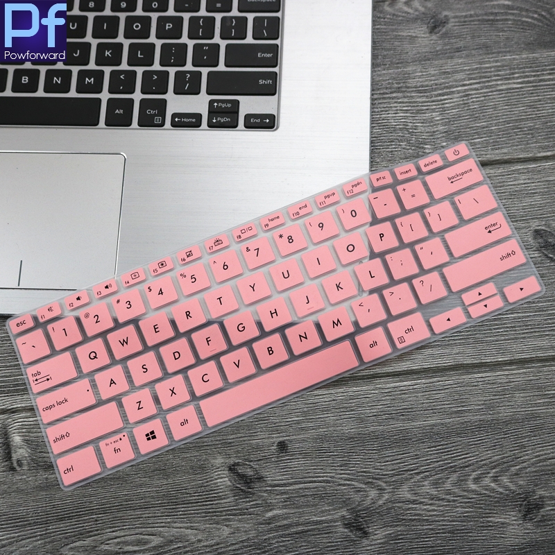 For ASUS ZenBook 14 UX434 UX434FL UX434FLC UX431 UX434F UX431FN UX431FA UX392 UX392FN UX392FA laptop Keyboard cover Protector: pink