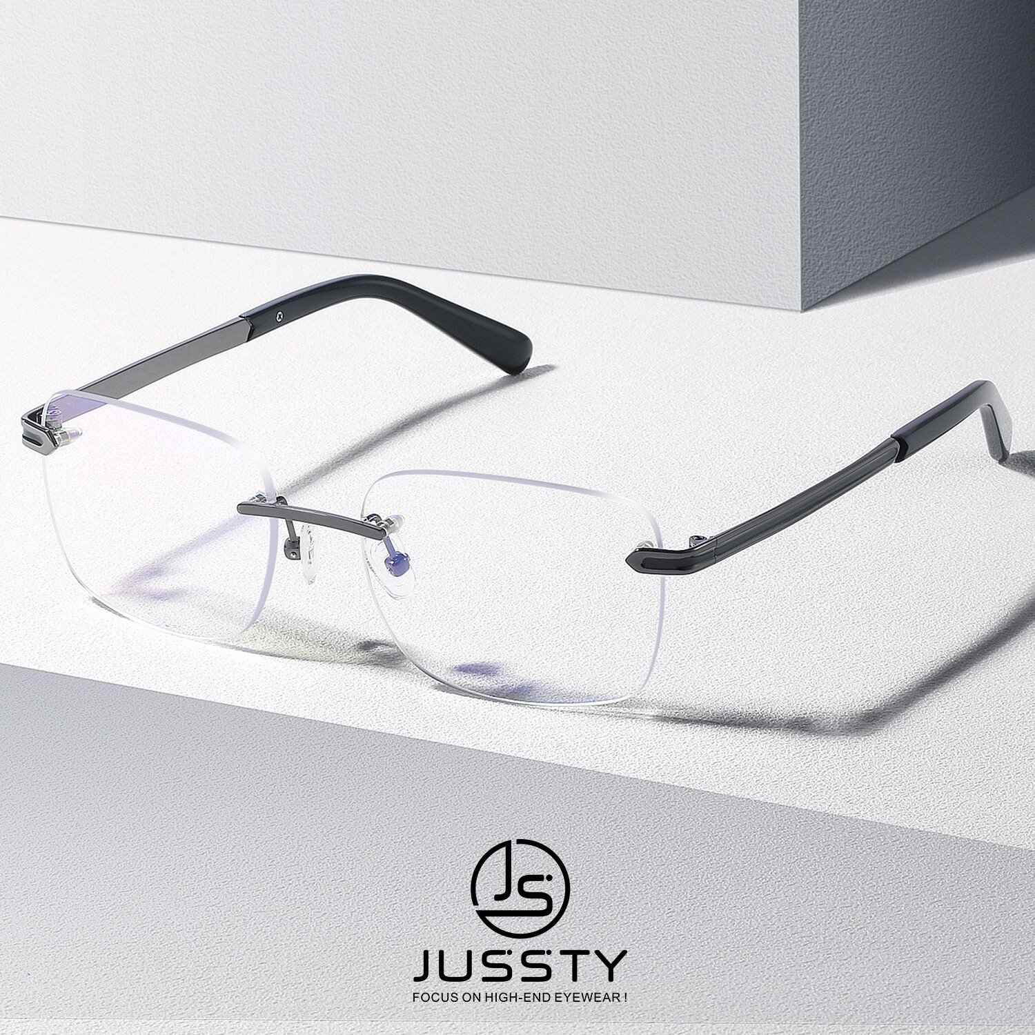 Gafas graduadas al aire libre para hombre, montura de gafas ópticas para miopía, de lujo, coreanas: 1109 Gun