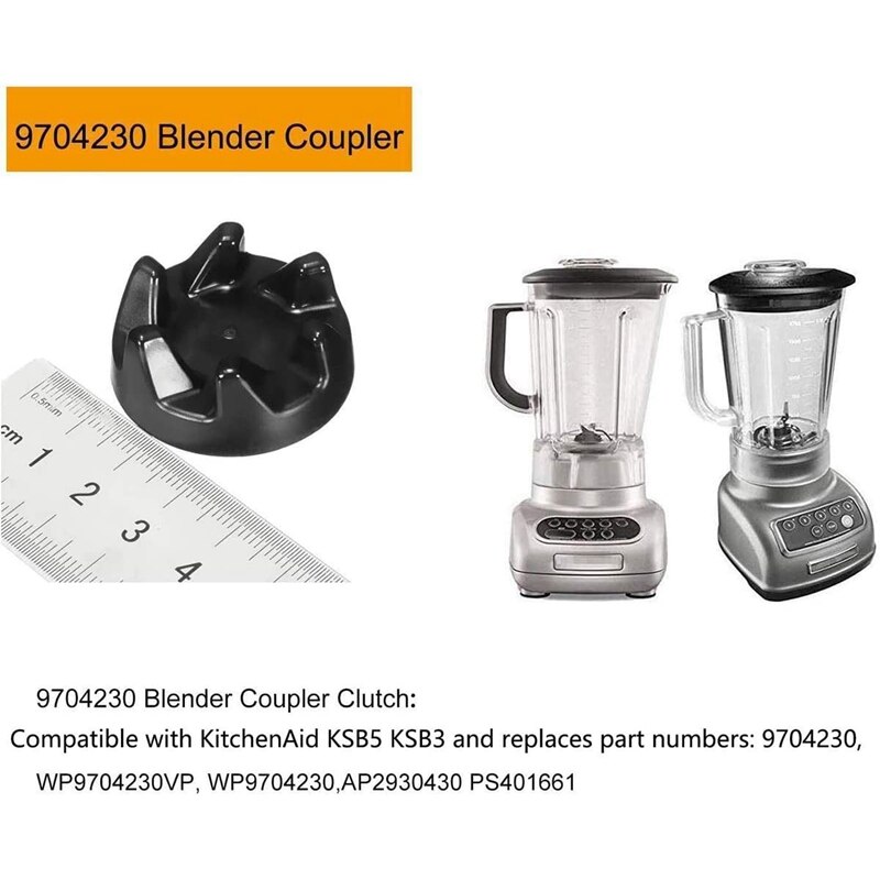 9704230 Blender Coupler with Spanner Kit Replacement Parts Compatible with Kitchen-Aid KSB5WH KSB5 KSB3 Driver (5 Pcs)