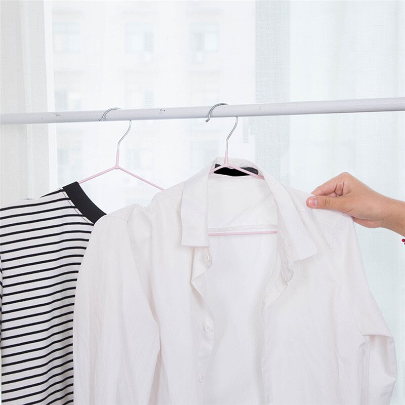 10 Stks/set Metalen Antislip Kleding Rack Kinderen Volwassen Hangers Kleerhanger Shirt Broek Haak Kleding Accessoires Droogrekken