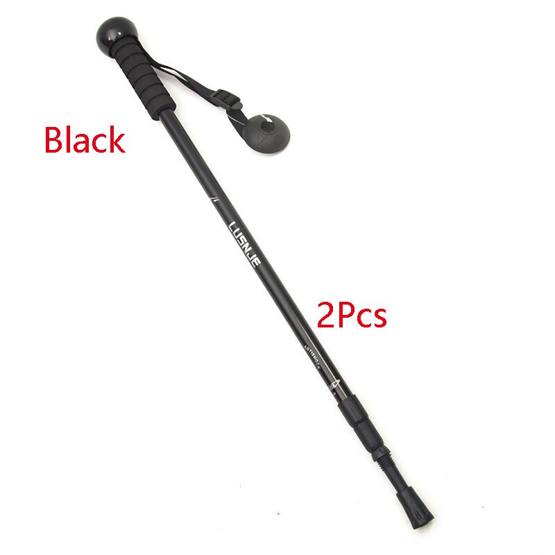 Outdoor Walking Sticks Camping Hiking Ultralight Camera Stand Walking Sticks Adjustable Telescopic Alpenstock Trekking Pole