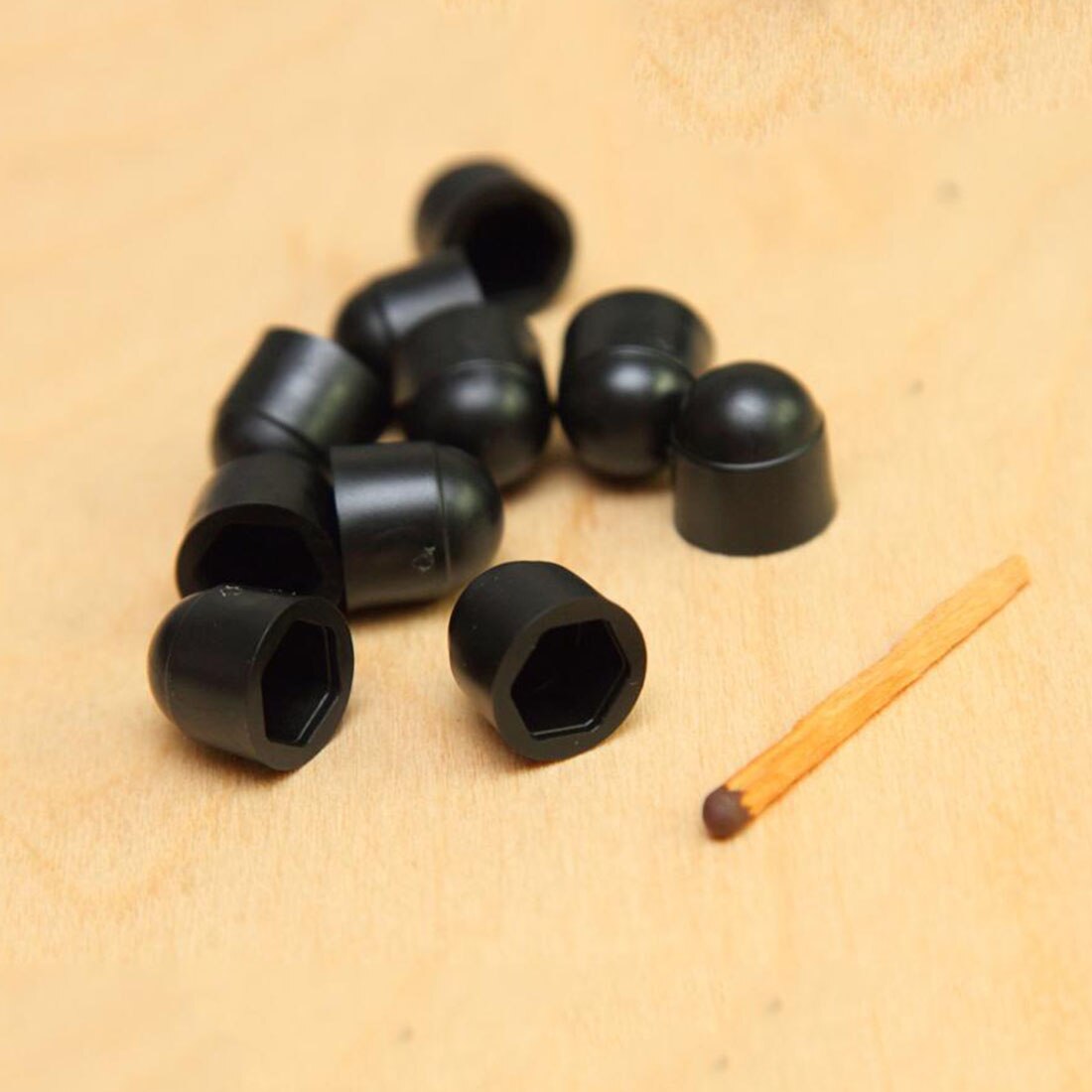 Dewtreetali 10PCS M6 M8 M10 M12 Plastic Metric Dome Bolts Nuts Head Caps Cover Hex Screws