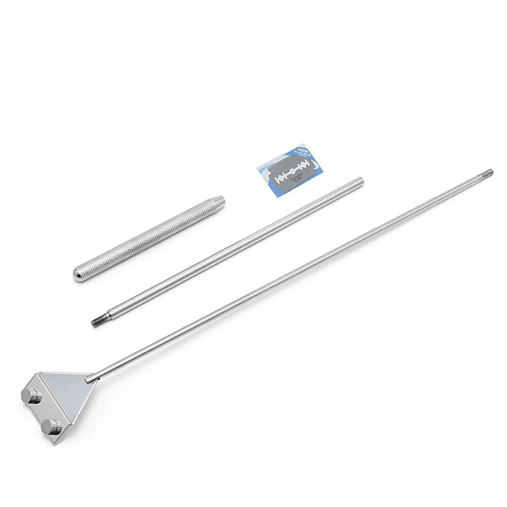 Aquarium Glas Aquarium Rvs Coralline Algen Schraper Blade Cleaner Aquario Acessório Aquarium Cleaner: type Three sections