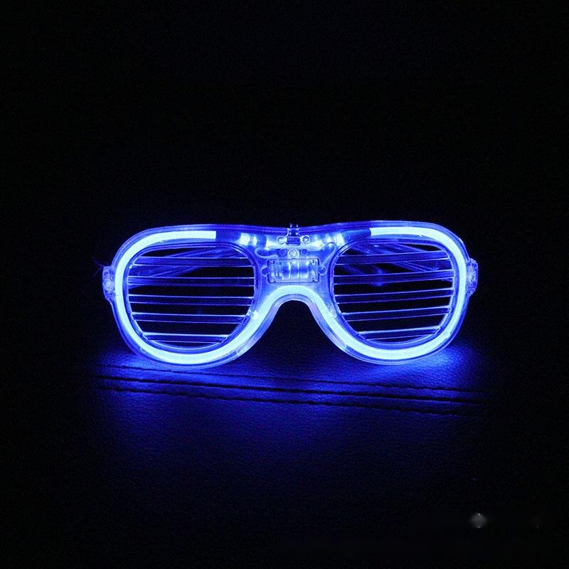 Led Bril Flash Lichtgevende Blind Eyewear Licht Oogmasker Knipperend Gloeiende Glazen Bruiloft Carnaval Dance Bar Party Kerst Speelgoed