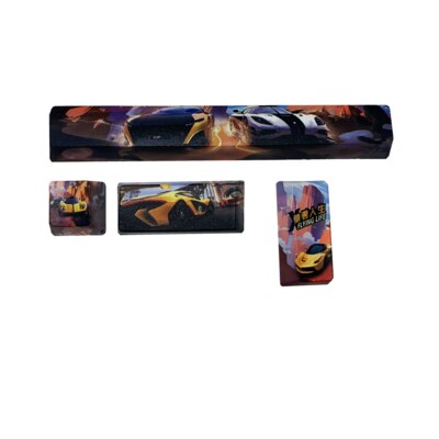 4 Toetsen/Set Spatiebalk Esc Voer Keycap Mechanische Toetsenbord Individualiteit Key Cap Voor Mx Schakelaars Sakura Pinguïn Walvis Set