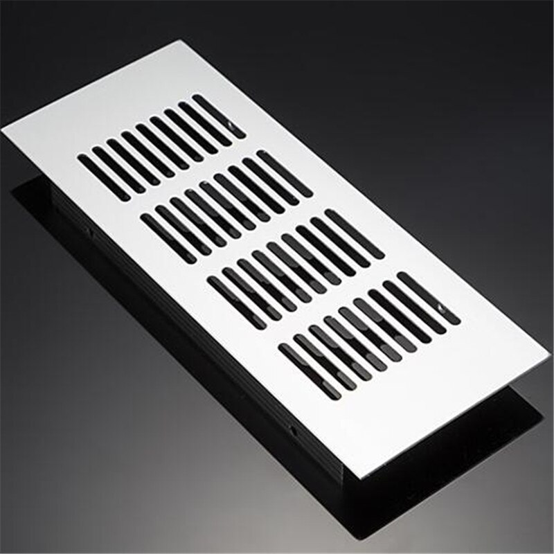 2pcs Rectangular Air Vent Grille Ventilation Cover Closet Shoe Wardrobe Cabinet Mesh Hole Louver Vent Home Decor Cover