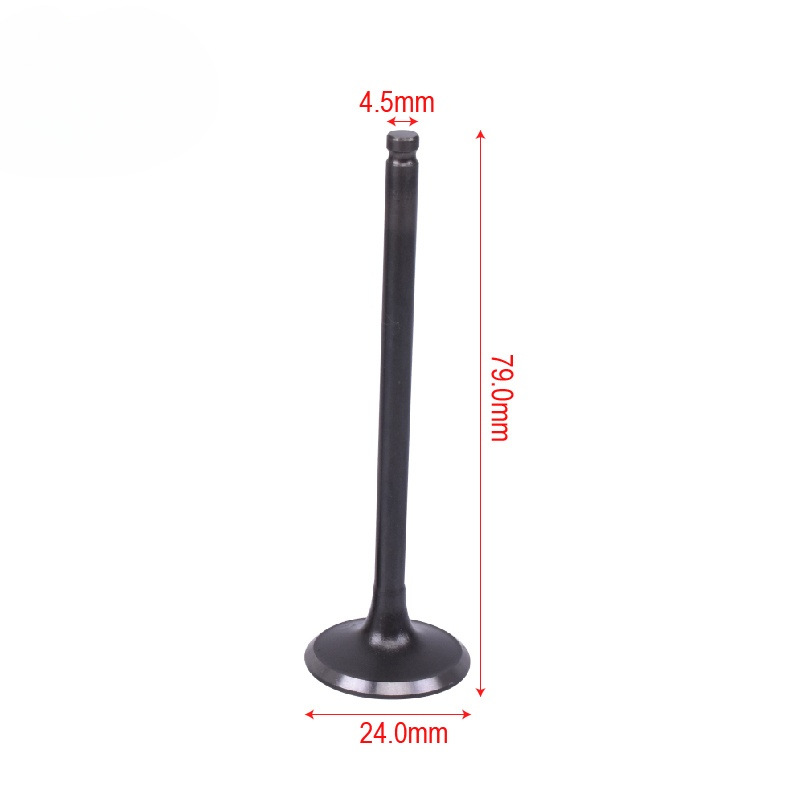 1 ud./2 unidades/4 unidades para KT/M 200 para DU/KE 200 para KT/M200 piezas de motor de motocicleta válvula de admisión y juego de válvulas de escape: Negro