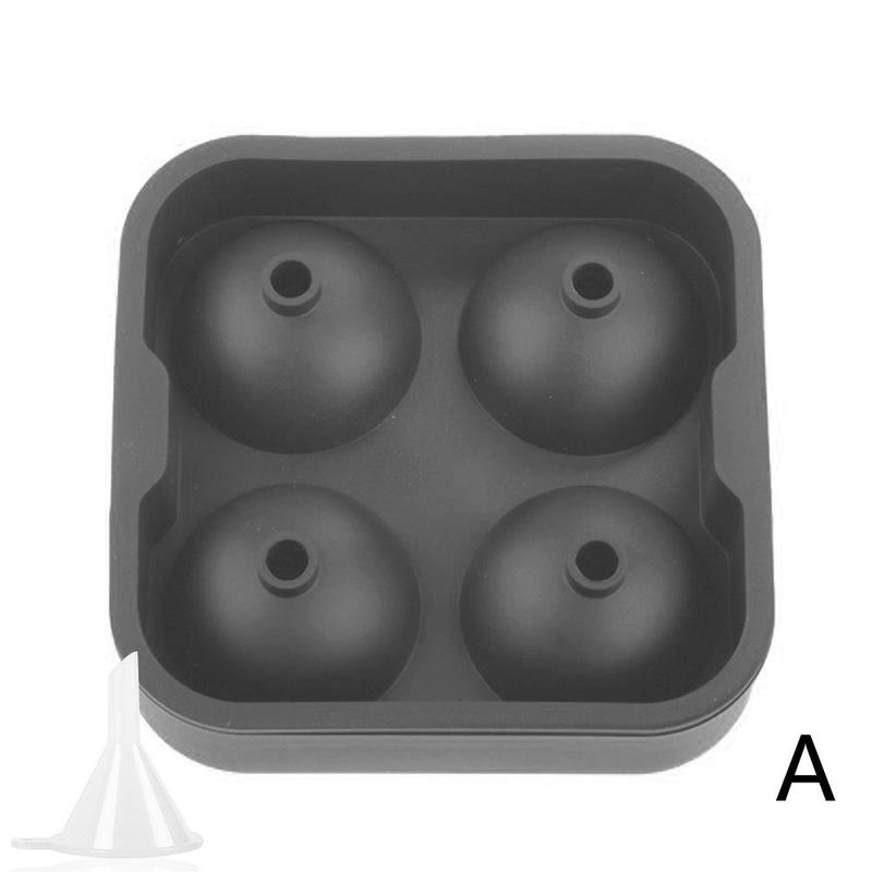 Big Ice Hockey Silicone Mold Ice Box Silicone Ice Cube Maker Skull Shape Chocolate Mould Tray Ice Cream DIY Tool: A