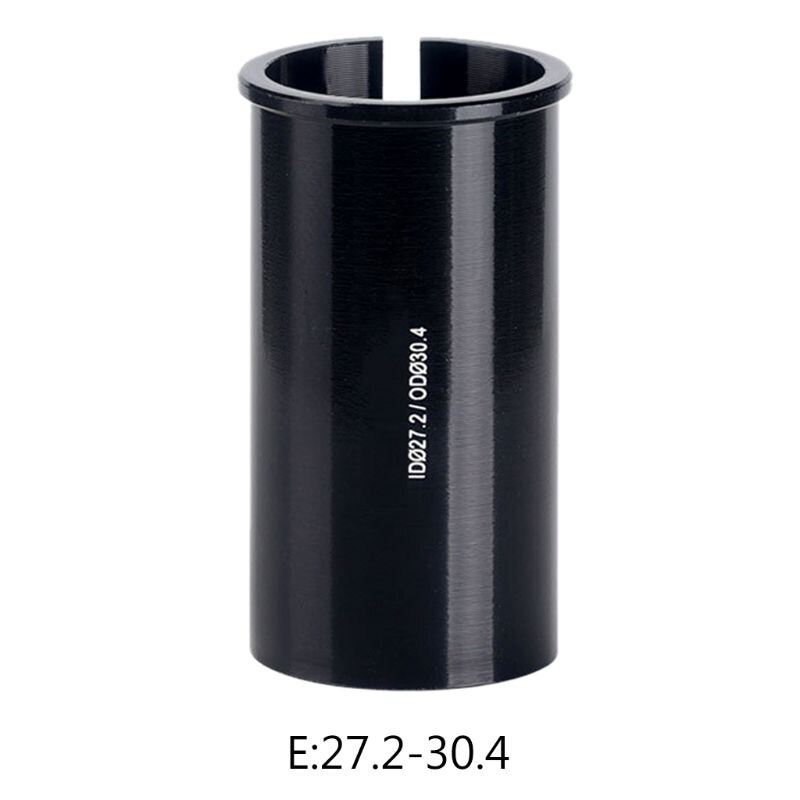 Aluminum Alloy Bicycle Seatpost Sleeve Convert Seat Post Tube Conversion Adapter 22.2/25.4/27.2/28.6/31.6mm: E