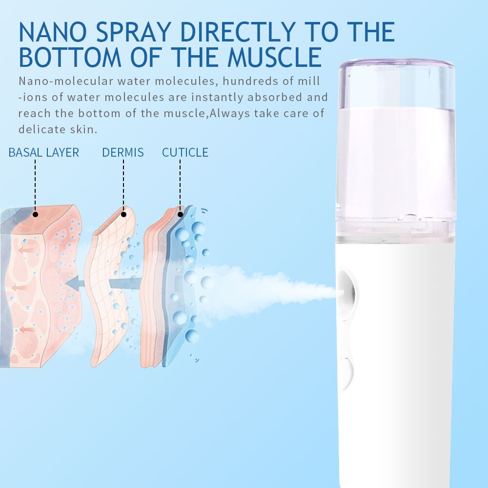 Luchtbevochtiger aromatherapie draagbare kleine luchtbevochtiger usb oplaadbare nano mister luchtbevochtiger mini usb luchtbevochtiger