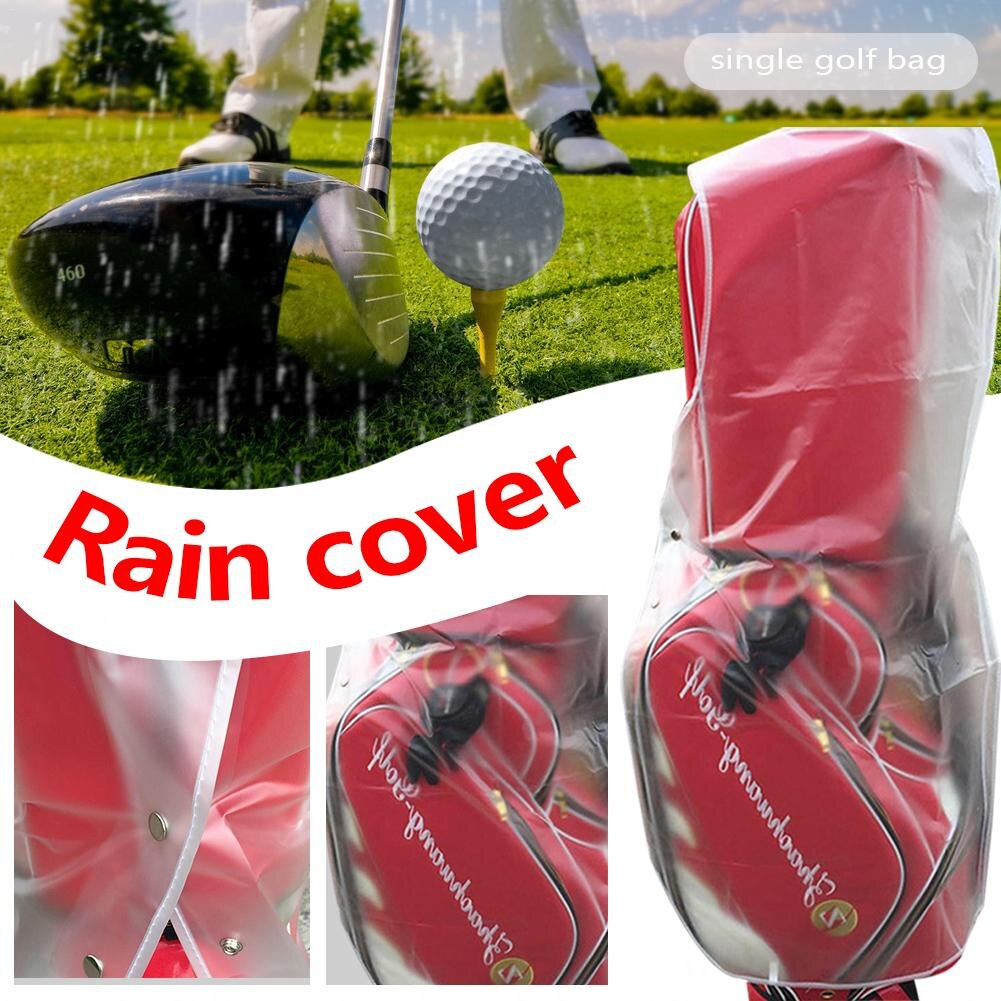 PVC Transparent Golf Rain Cover Cape Package