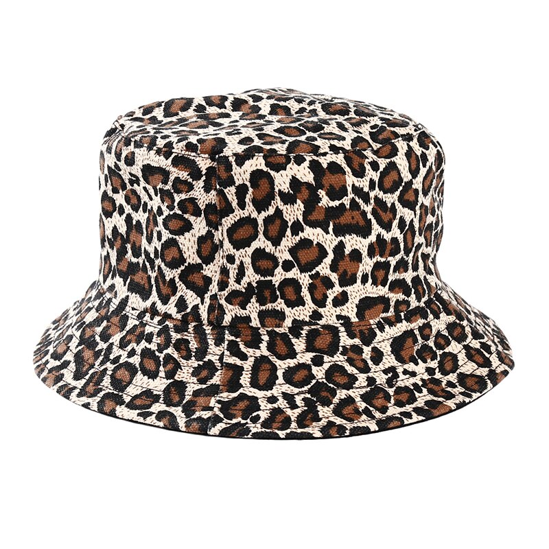 Della Stampa del leopardo Del Cappello Della Benna Per La Spiaggia di Sport Fisherman Cap Corsa Esterna Del Cappello Protezione Del Sole Cappelli Per Gli Uomini E Le Donne Sole del Cappello di pesca: Khaki