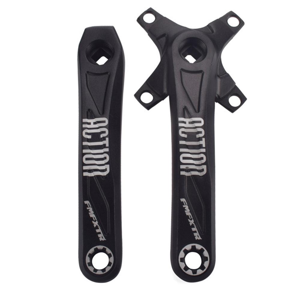 Aluminum Alloy Crank Mountain Bike Crankset Crank Left And Right 170 Square Hole Crank Single Plate Modification Accessories
