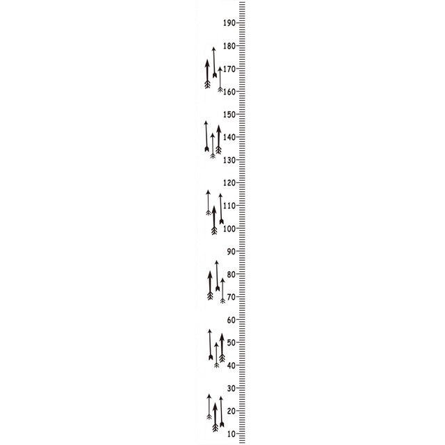 Requisiten Holz Wand Hängen Baby Höhe Messen Lineal Wand Aufkleber Baby Kind Kinder Wachstum Diagramm für Schlafzimmer Dekoration: 6
