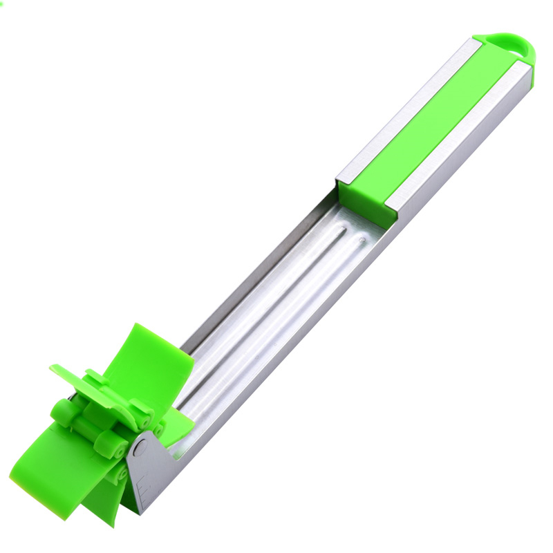 Trancheuse à pastèque en acier inoxydable, de moulin à vent, Gadgets de cuisine pour la maison, couper la salade de pastèque, trancheur de fruits, outils de déchiquetage: 02 1pcs