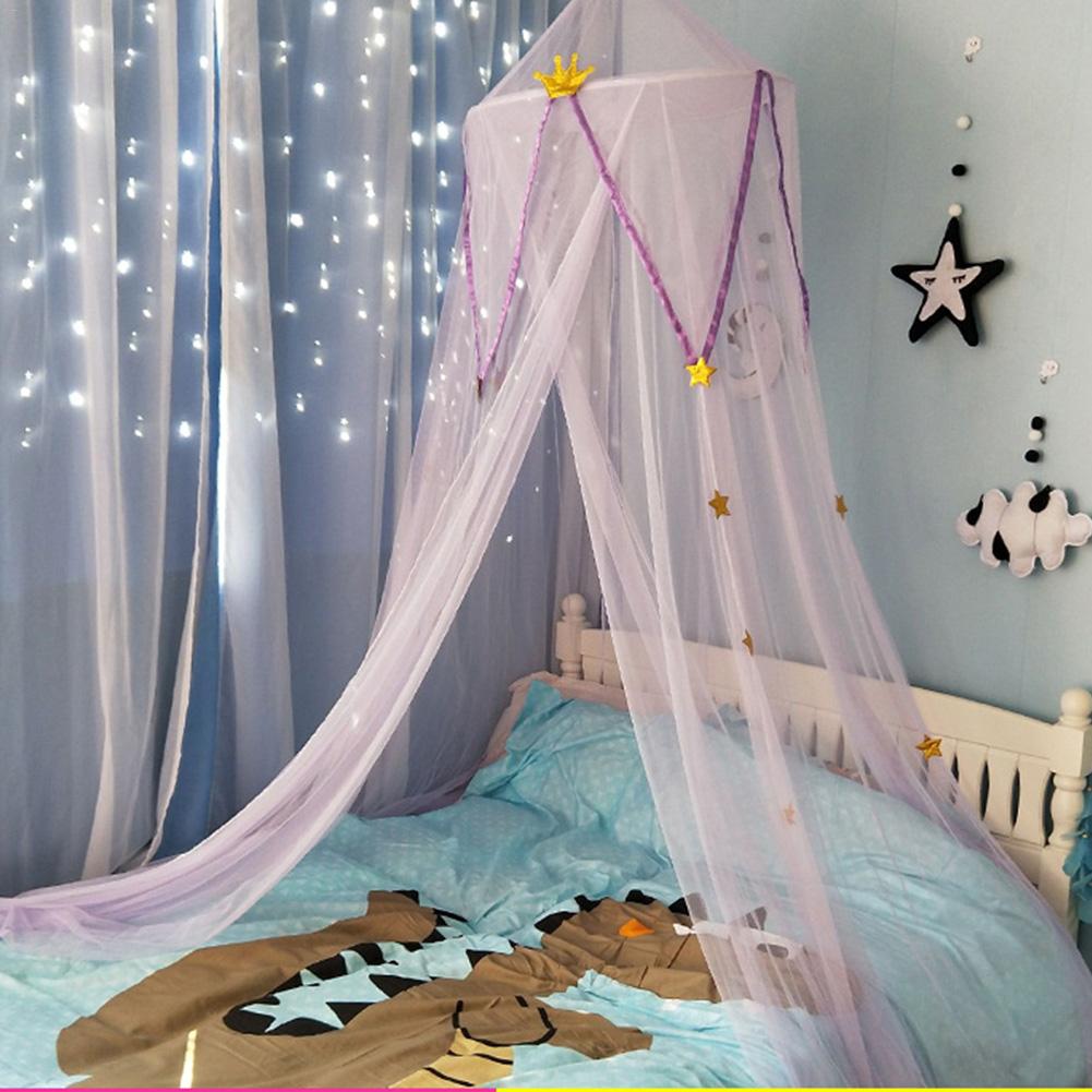Children's Dome Mosquito Net Princess Room Bed Net European Style Hanging Bed Curtain Decorative Drape Playing House Tent