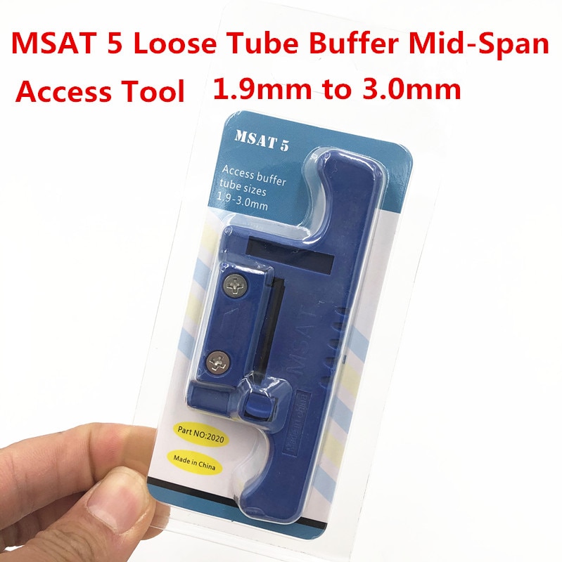 MSAT-5 Fiber Optische Kabel Lint Stripper Miller Msat 5 Losse Buis Buffer Mid-Span Toegang Tool 1.9Mm Tot 3.0Mm Vervangbare Blade