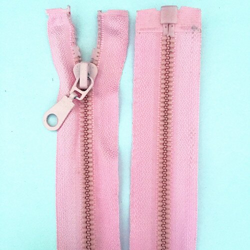 1PCS RESIN ZIP ZIPS ZIPEER ZIPPERS 27.5" 70CM 16 COLOR for Clothing: Pink