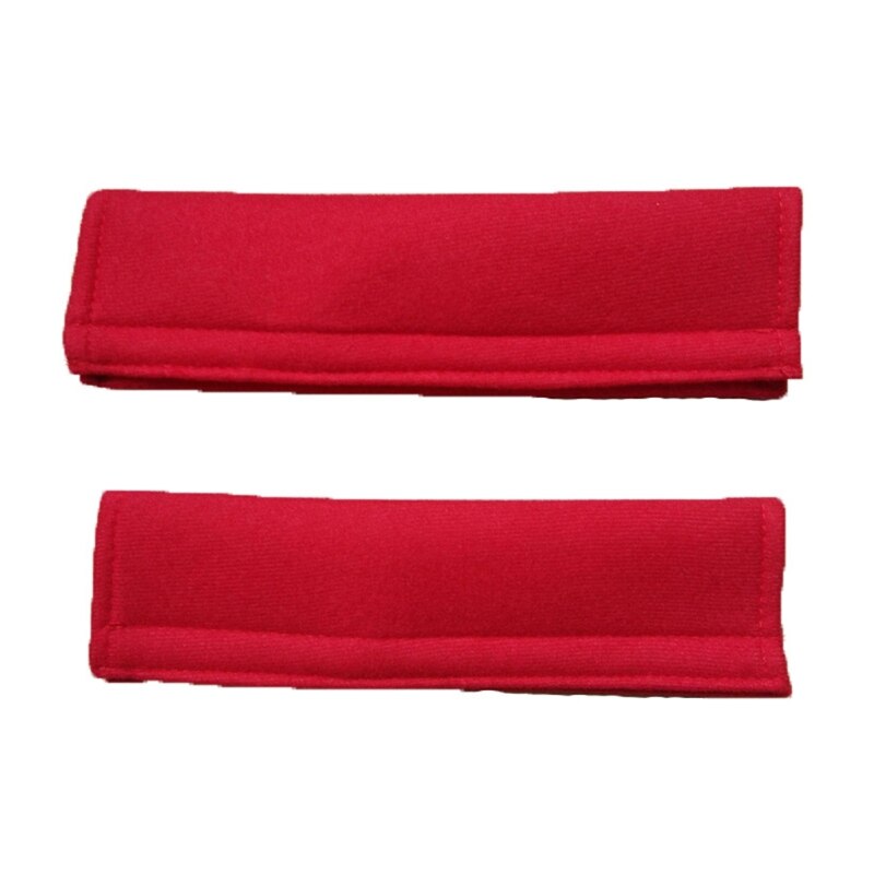 2 Stks/set Kind Auto Veiligheidsgordel Pluche Cover Gordel Schouderband Beschermende U7EE: Rood