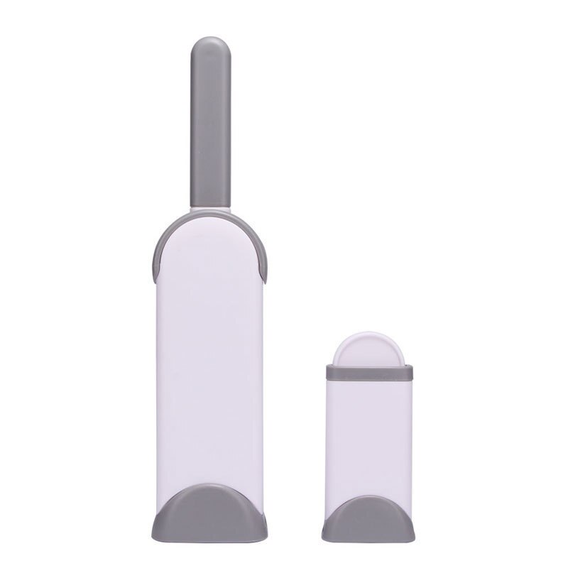 Herbruikbare dubbelzijdige borstel voor het verwijderen van hondenhaar en pluisjes, voor het stofvrij maken van meubels, huisdierenborstel en draagbare magische vacht: Grijs