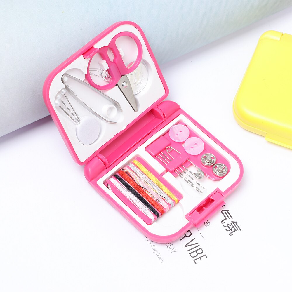 Mini Sewing Kit Storage Bags Organizer Needle Threads Box Thimble Buttons Home Living Portable Travel DIY Tool