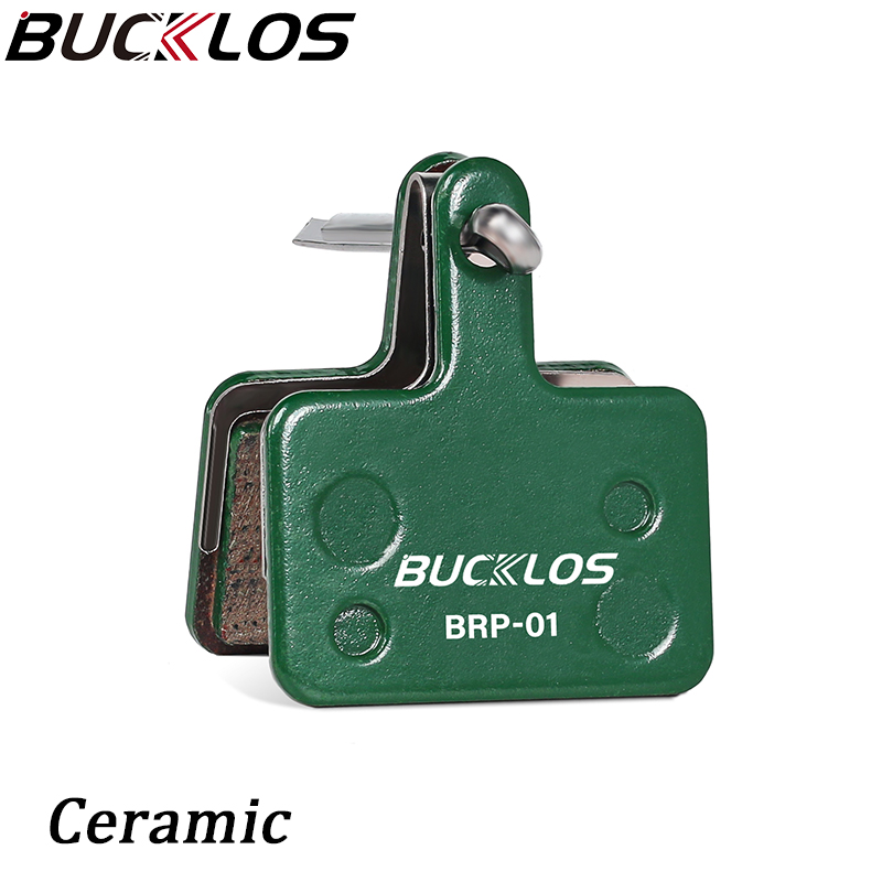 BUCKLOS Fit B01S pastilla de freno de disco resina semimetálica cerámica pastillas de bicicleta pastillas de frenos hidráulicos para SHIMANO MT200 MT400: Borgoña