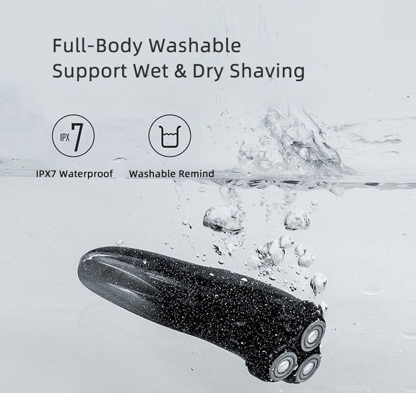 Enchen Electric Shaver Men's Razor Beard Machine LED display Portable Dry Wet Beard Trimmer Rechargeable 3 head shaving machine