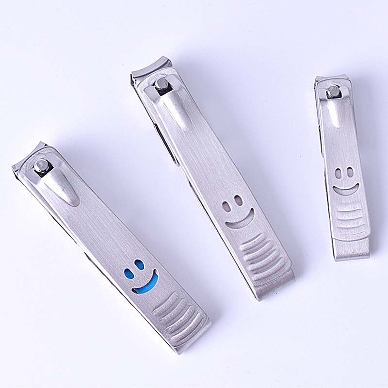 1PC Nail Clippers Stainless Steel Nail Cutter Clippers Manicure Beauty Tool Nail Cutter Pedicure Finger Toe Scissors NT96