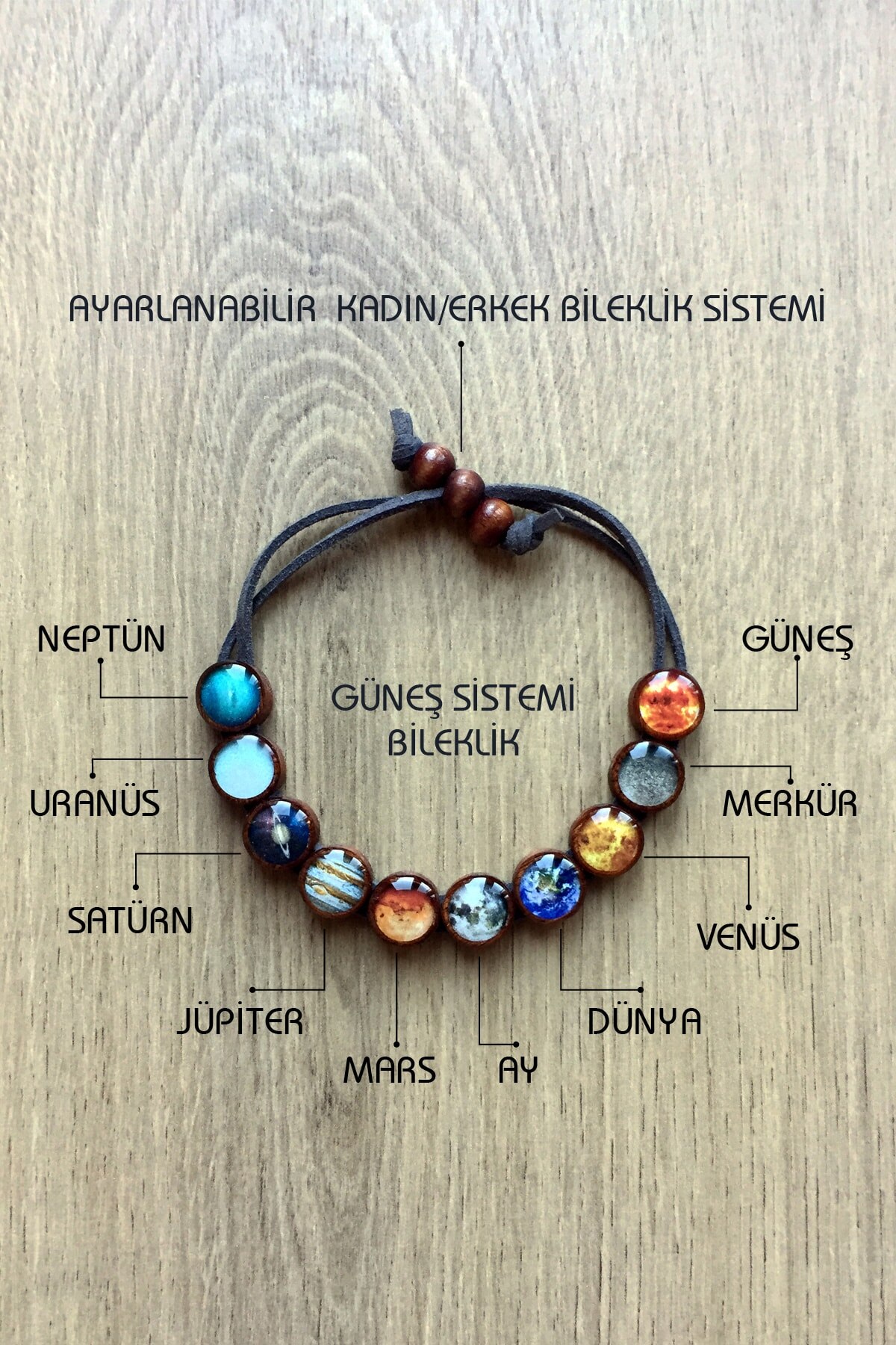 Solar System Bracelet Unisex