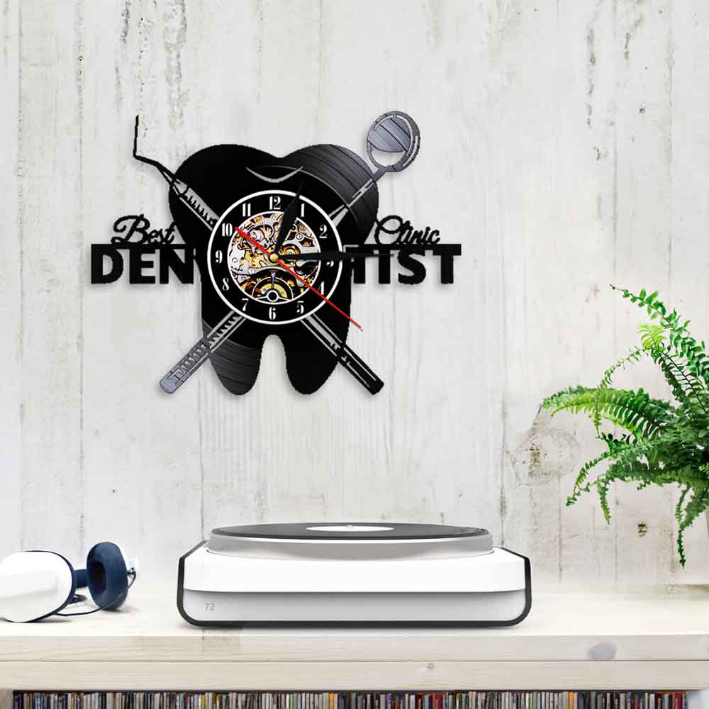 AVJERA DJ Muziek Vinyl Record LP Wandklok Horloge 3D Party Dance Room Decor Vintage Montreal Muziek Club Gift voor dj