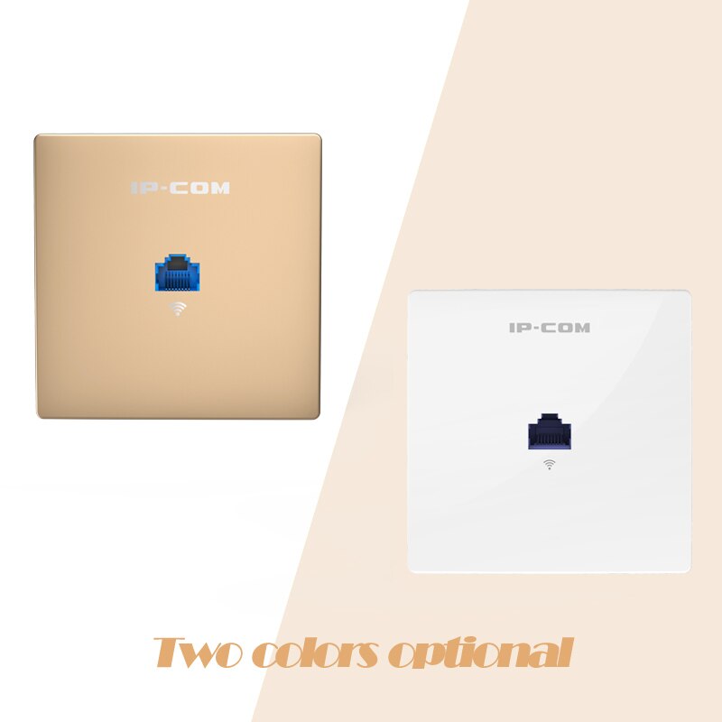 11AC 1200Mbps Point d'accès intégré sans fil au mur 86 Type AP Client mural intérieur + AP double bande 11AC 1167Mbps conforme au PoE 802.3af