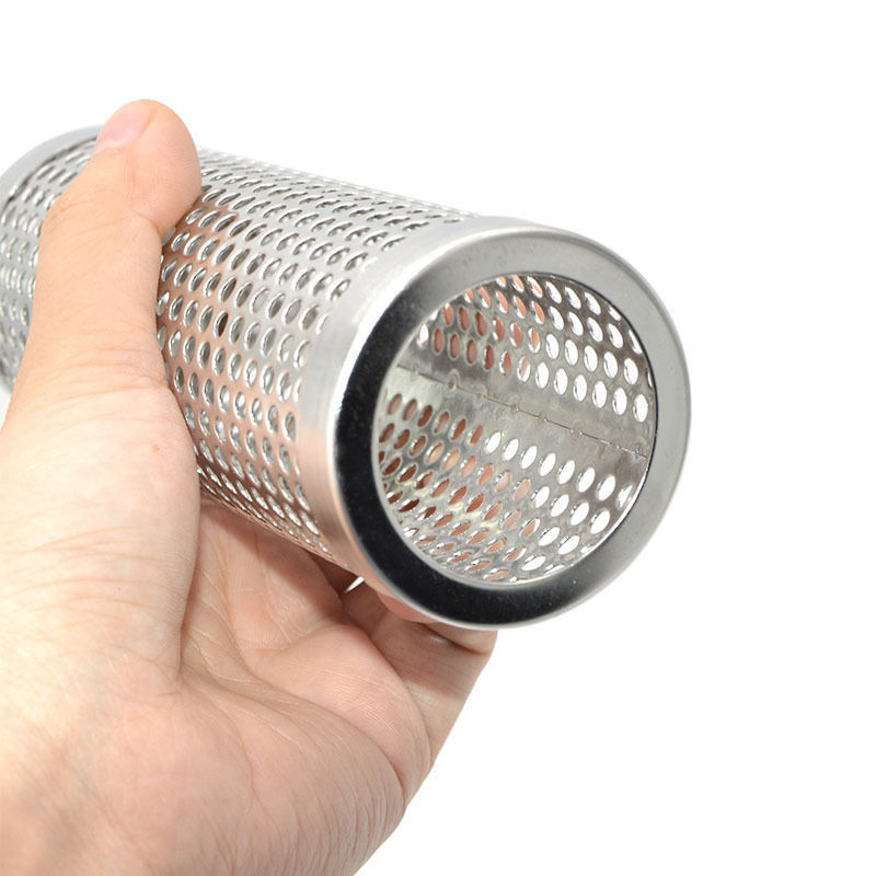6 " /12 " pijp bbq roestvrij staal geperforeerde gaas rookbuis filter gadget koud roken
