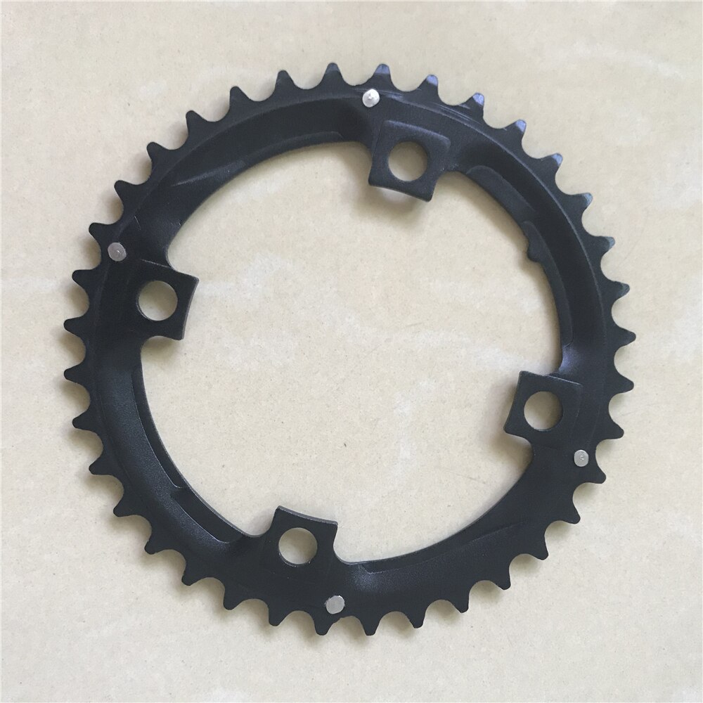 Truyou 46t 36t 26t bcd 104-64 mtb kettingbladen aluminiumlegering kettingwiel fietsonderdelen mountainbikes kettingblad 3*6/7/8 speed: 104 voor 36t