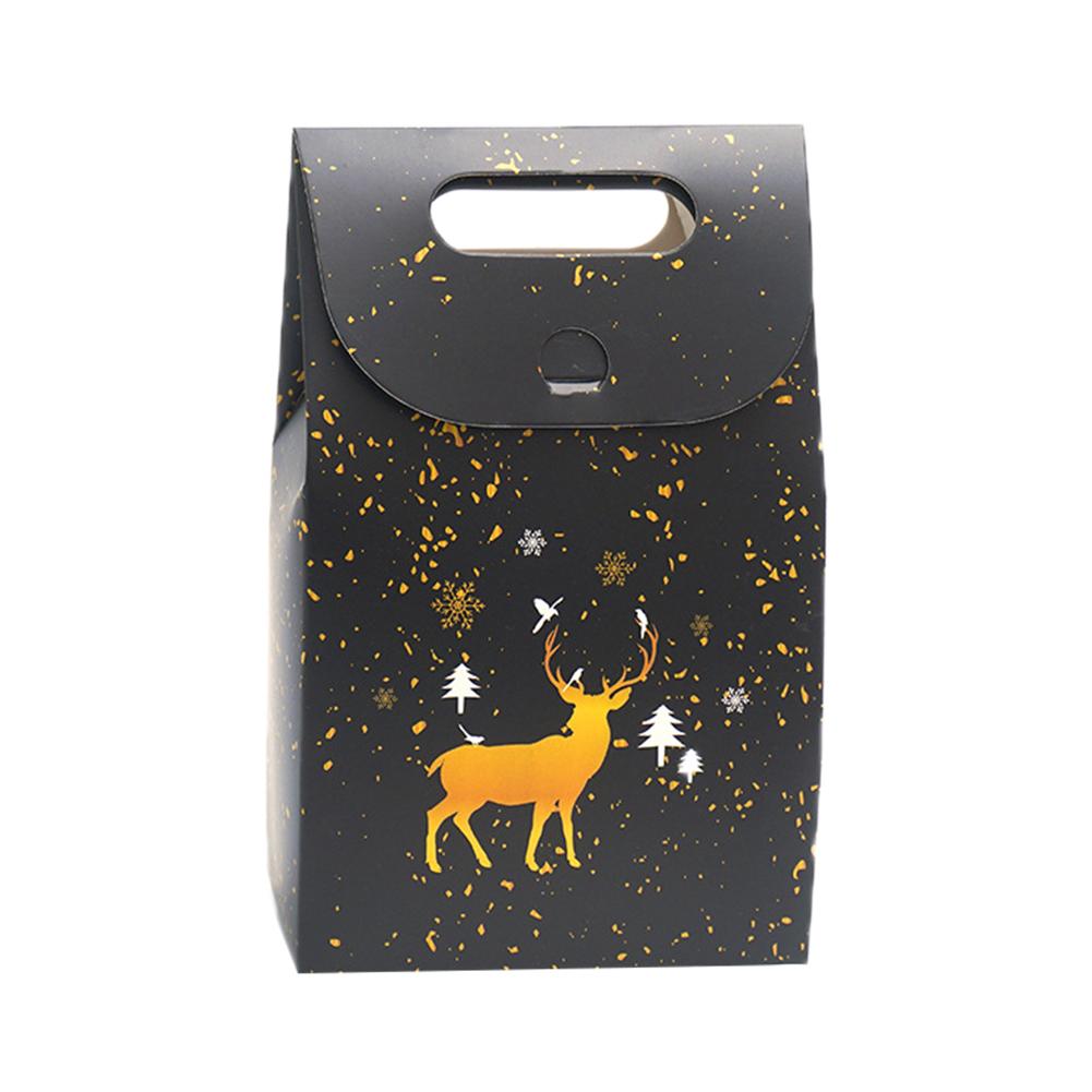 Candy Bag Night Sky Deer Paper Bag Christmas Box Chocolate Christmas Box Company To Employees or Customers: A