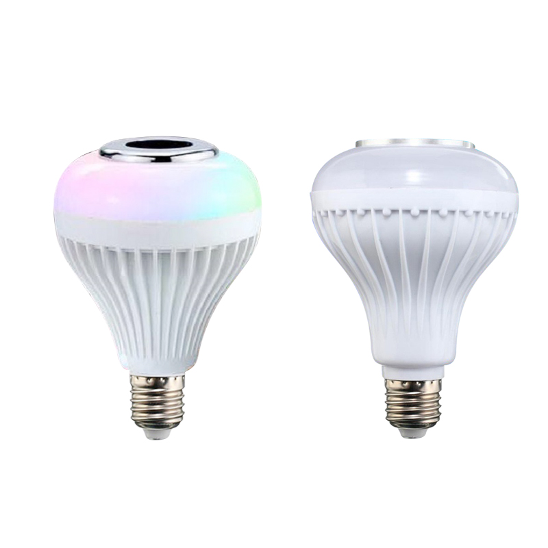Bluetooth Gloeilamp Speaker Smart Led Rgb Kleur Lamp Licht E27 Met Afstandsbediening Multicolor Verlichting E27