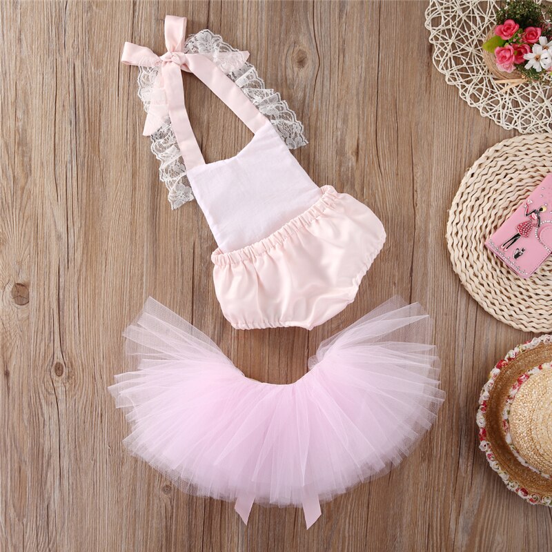 Schattige Baby Tutu Romper - Roze | Dé Perfecte Outfit voor 1e Schattige Baby Tutu Romper - Roze | Dé Perfecte Outfit voor 1e