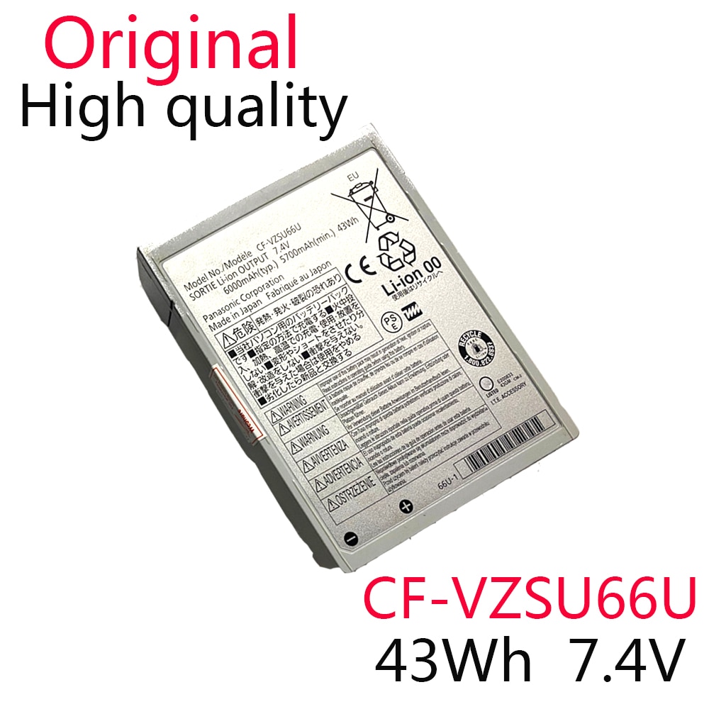 CF-VZSU66U Originele Batterij Voor Panasonic Toughbook CF-C1 CF-VZSU66 CF-VZSU66U CF-VZSU66R 7.4V 43Wh
