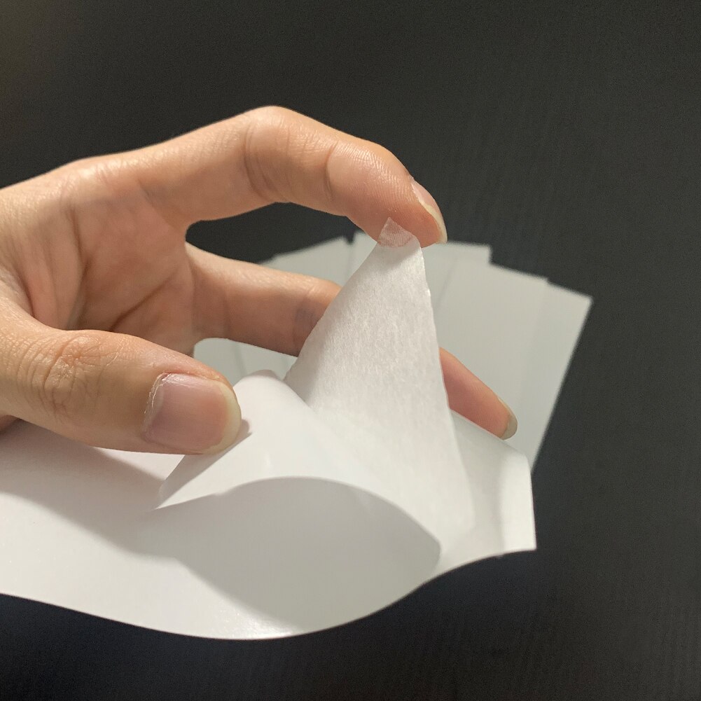 QWELL 10pcs/set Clear Double Sided Adhesive Sheets Multi-purpose DIY Scrapbooking Card Foil Stickers Making 8.5*11/6*8.5inch