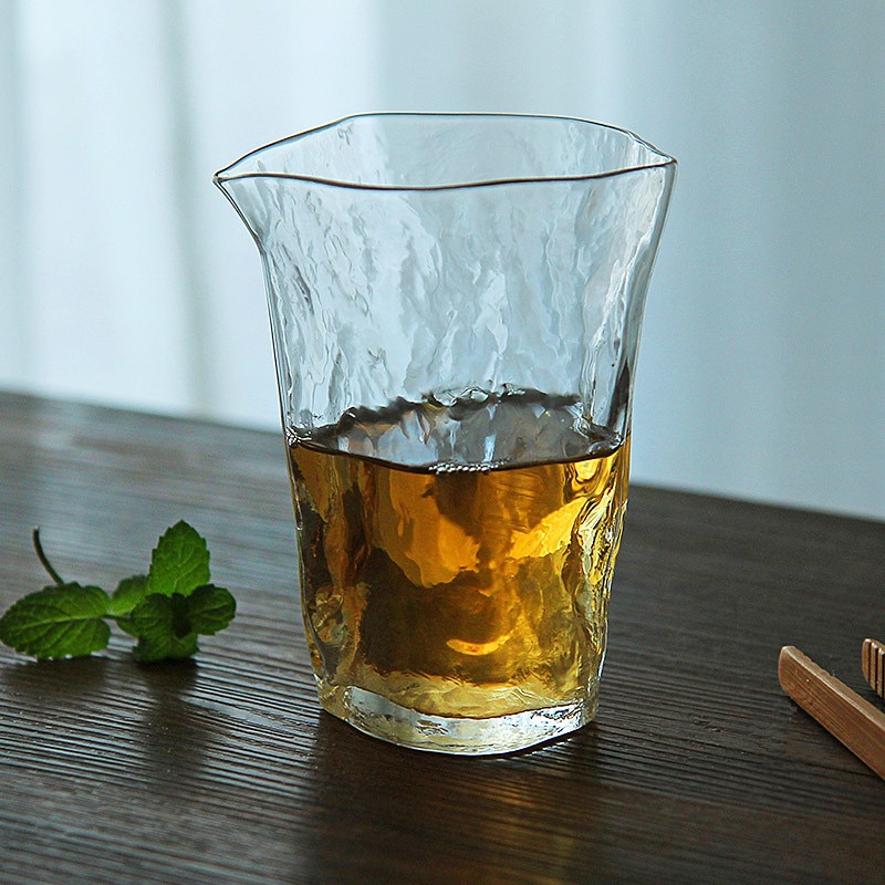 Dagliga specialerbjudanden japansk glasmässa kopp handgjord origami kopp tebryggare te hav kinesisk teaset