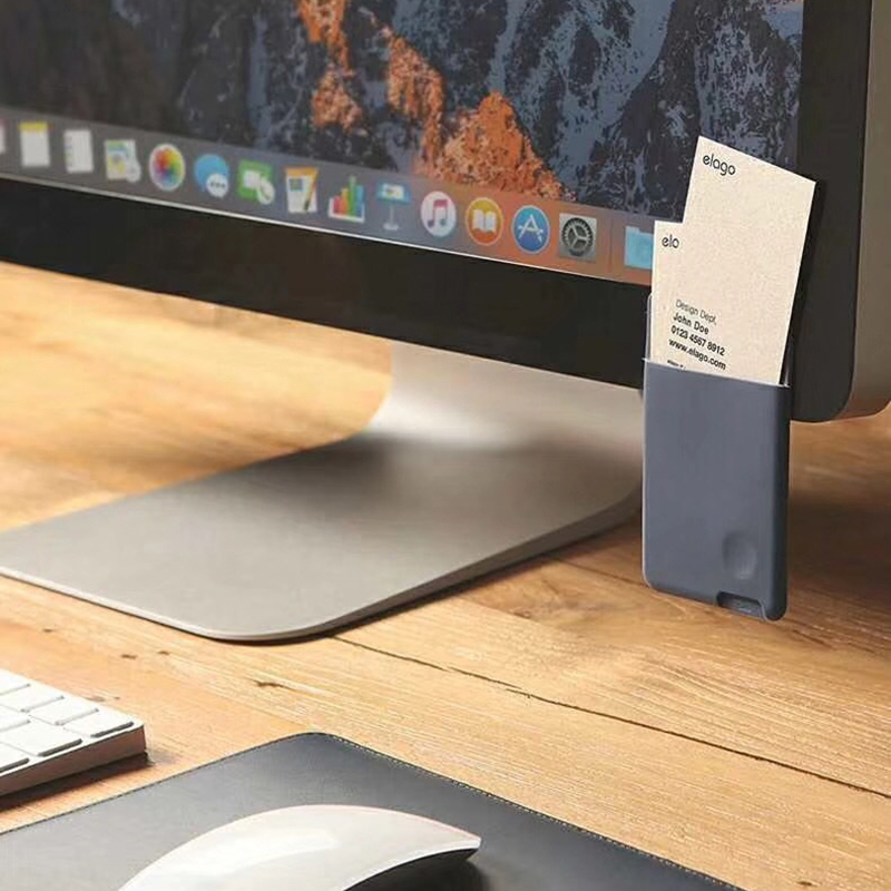 Silikon Telefon Zurück Karte Fall Für ID Kreditkarte Handy Selbst-Kleber Karte Tasche Aufkleber Halter Für IPhone Für android