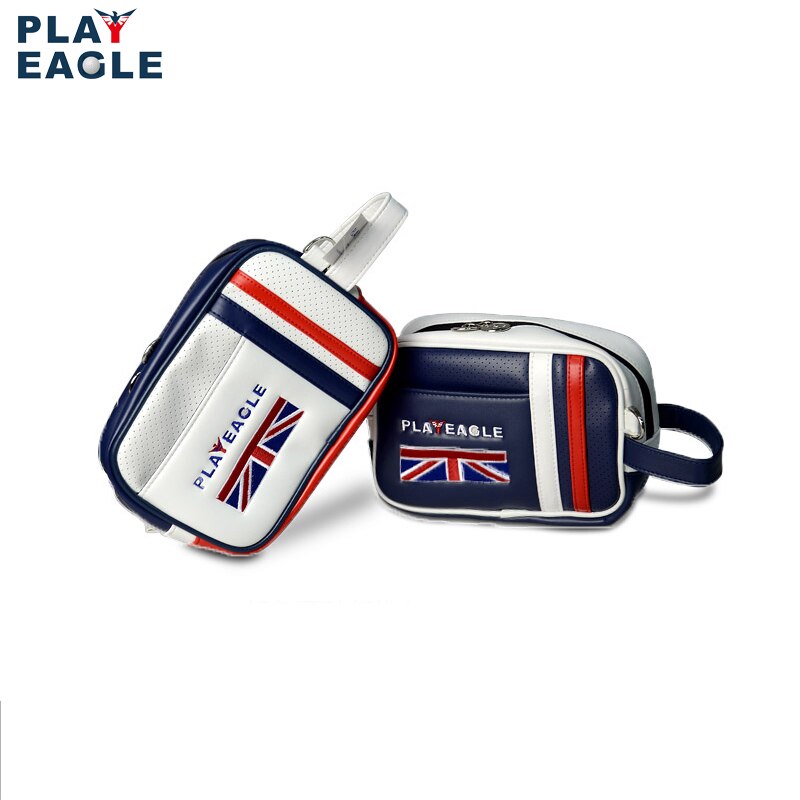 Playeagle Unisex Golf Bag Handtas Pu Matreial Grotere Capaciteit Mini Golf Tas Met Rits Voor Mannen Vrouwen