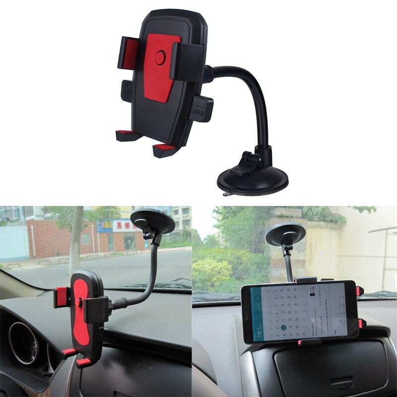 Soporte para Tablet y coche para Ipad 2/3/4 Air Pro de 7 a 11 pulgadas, soporte Universal para GPS, soporte para asiento trasero, montaje para coche con rotación de 360: 008 Red