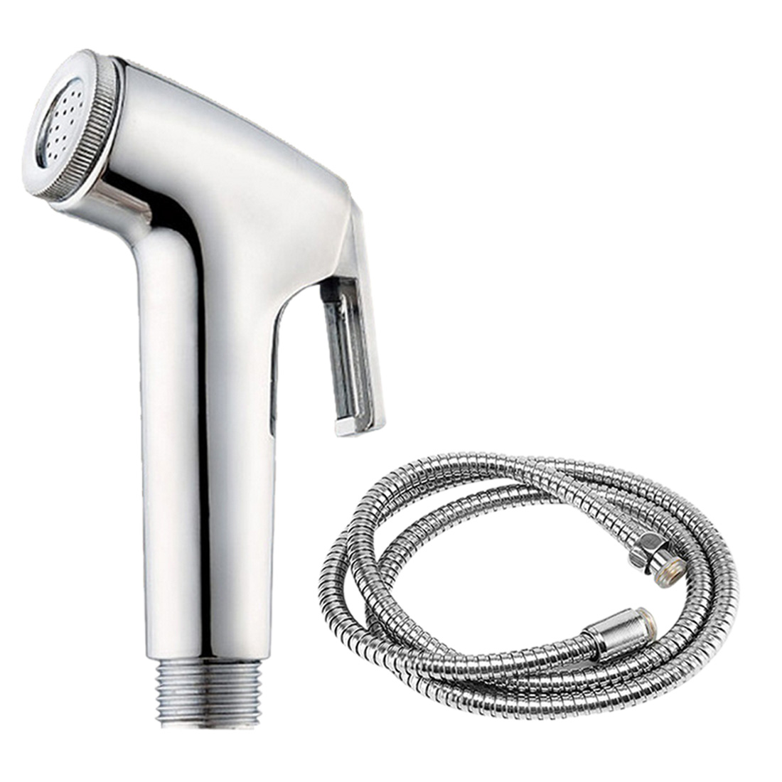 Handheld Bidet Sproeier Set Rvs Hand Bidet Kraan Voor Badkamer Handspuit Douchekop Zelfreinigende Goedkope: 1.5m hose