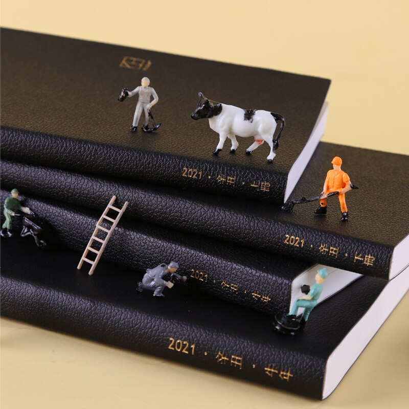 Year Timeline Planner Book 224 Sheets A5/A6 Thick Agenda Notebook Calendar+Monthly+Daily Plan+Grid Paper