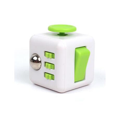 11colors Squeeze Stress Reliever Cube Relieves Anxiety and Stress Juguet For Adults Children cube Desk Spin Toys: 10