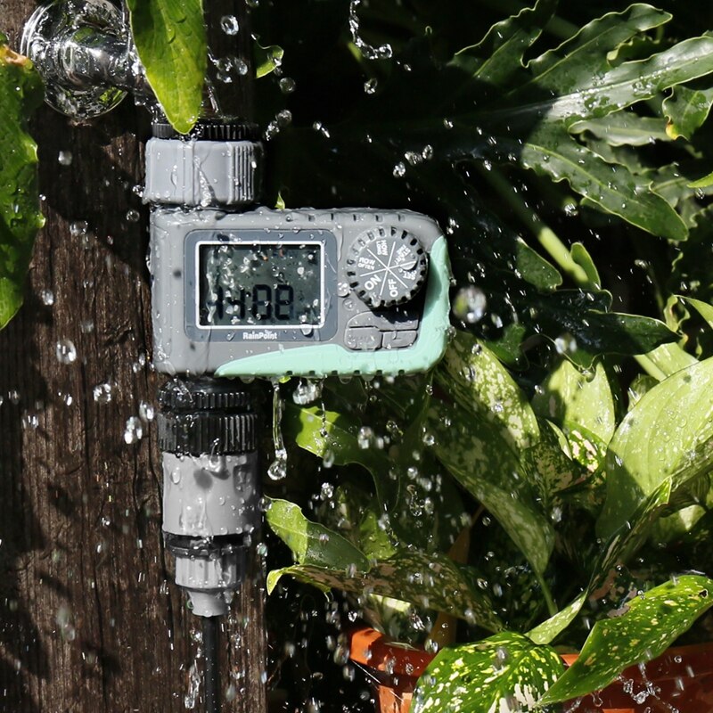 RAINPOINT Digital Sprinkler Timer Garden IP54 Hose Faucet Water Irrigation Tap Timer Rain Delay Manual Automatic Watering System