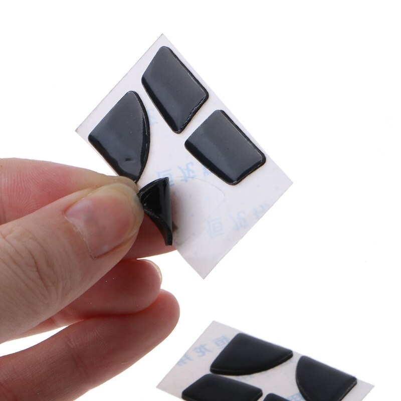 2Sets Mouse Skates Replacement Glide Feet Pads Black Mouse Feet Sticker For logitech MX Anywhere 2S Mouse
