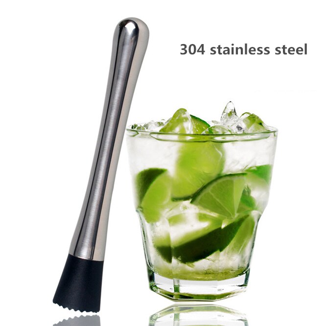 Machacador de metal y limón de acero inoxidable 304 de , herramientas para agitar, bar, cocina, 10 piezas