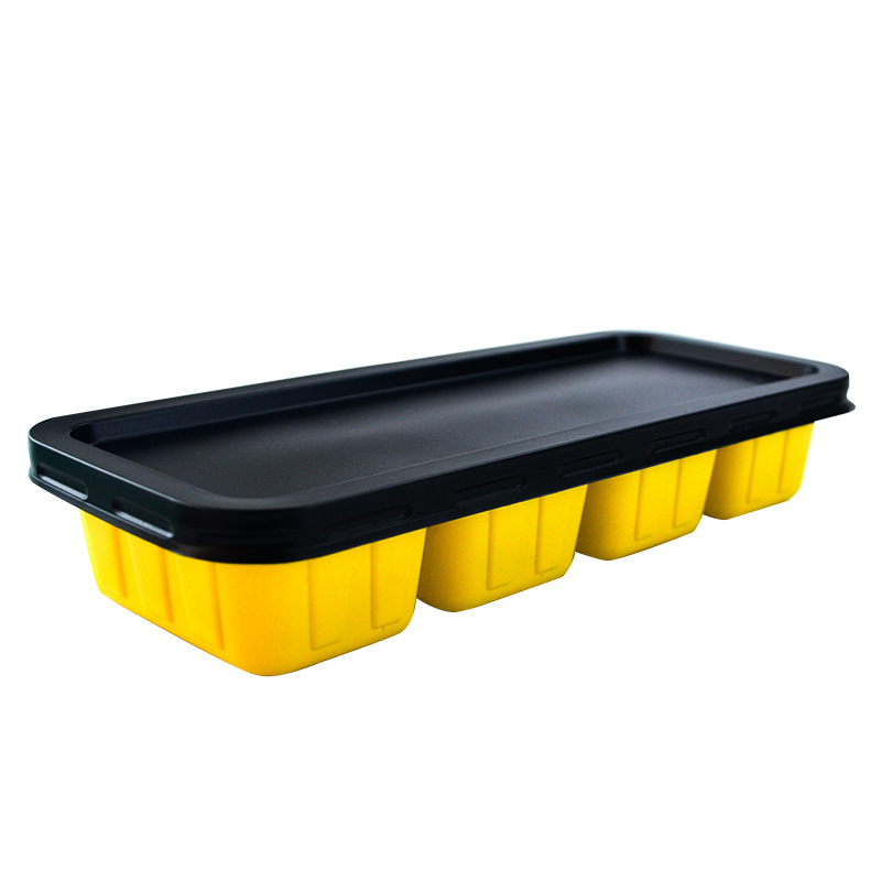 50pcs Microwavable Disposable color rectangular lunch box Sauce box Cracker box Food containers take-out 700ml